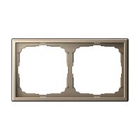 Рамка универсальная Systeme Electric ArtGallery 2-м. шампань картинка